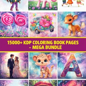 unleash creativity 15,000 coloring pages for children PLR
